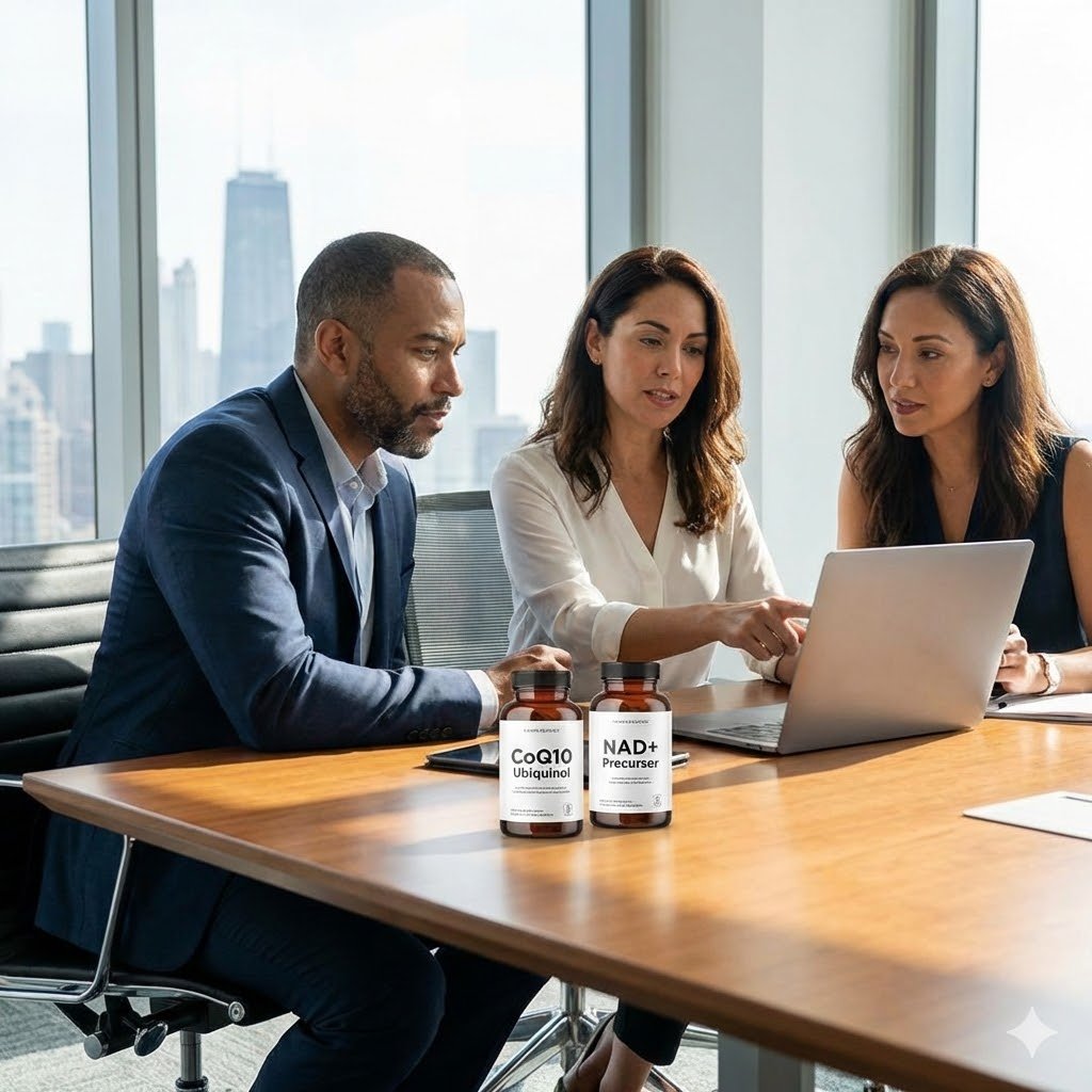 Coenzima Q10 e NAD+ na Performance Mental: Foco e Energia em 2026